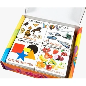 Eşleştirme Oyun Seti 136 Parça Flash Card