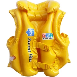 İntex Yakalı Şişme Can Yeleği Sarı 50*47Cm