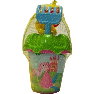BestToys Resimli Küçük Boy Aksesuarlı Boş Kum Kovası