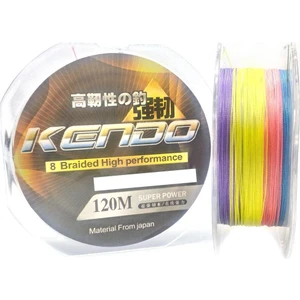 Kendo Dynema Multicolor 8Örgü Olta Misinası 120Mt