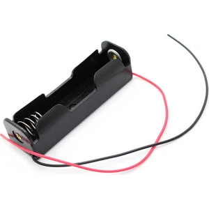Tekli 1 Li 18650 Pil Yuvası Kablolu Tutucu 3.7V Pil Şarj Kutusu