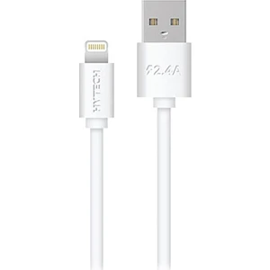 HY-X94 1m 2.4A iPhone Uyumlu Lightning Beyaz Şarj Kablosu