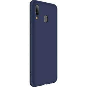 Samsung Galaxy A20 Kılıf Double Dip 360 Protective Lacivert