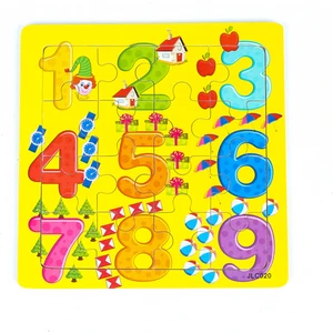 Ahşap Puzzle Sayılar Figür 16 Parça
