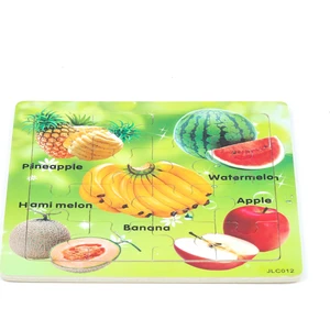 Ahşap Puzzle Meyveler Figür 16 Parça