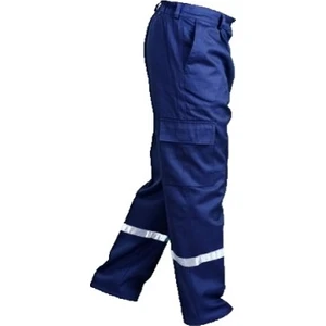 Best Safety İş Pantolonu Kargo Cepli %100 Pamuk Reflektörlü
