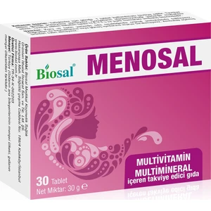 Menopause Multivitamin & Multimineral 30 Kapsül Biosal Menosal