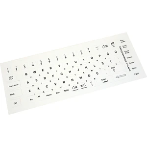 Apple Mac Imac Türkçe Beyaz Klavye Sticker