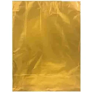 Hediye Paketi Metalize Yapışkanlı Gold ( 17 Cm * 25 Cm ) 100 Adet