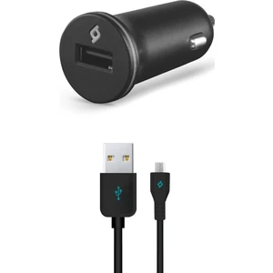 Compact Araç Şarj Aleti Micro USB 1000 Ma - Siyah