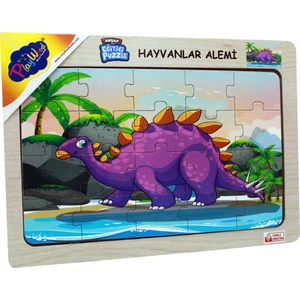 Ahşap Eğitici Puzzle / Hayvanlar Alemi