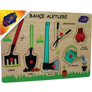 Ahşap Tutmalı Bahçe Aletleri