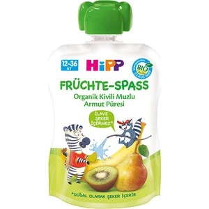 Organik Kivili Muzlu Armut Püresi 90 gr 6 Adet