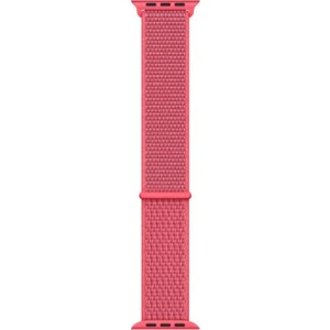 Apple Watch Uyumlu Seri 2-3-4-5-6-SE - 42-44 mm Spor Loop Dokuma Kordon -Açık Turuncu
