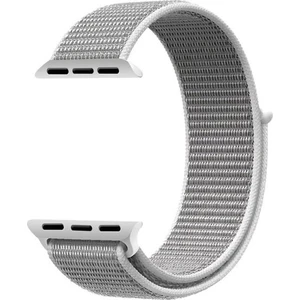 - 38-40 mm Spor Loop Dokuma Kordon - Gri