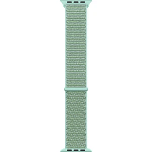 Apple Watch Uyumlu Seri 2-3-4-5-6-SE - 42-44 mm Spor Loop Dokuma Kordon -Açık Yeşil