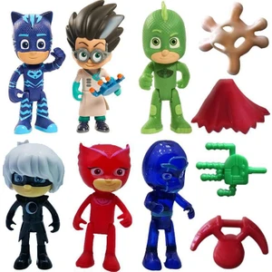 Pijamaskeliler Pjmasks Figür Oyuncakları 10 Lu Set Pijamasks Figur