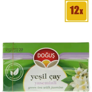 Bitki Çayı Yeşil Çay Yaseminli 35 gr 12'Li Set