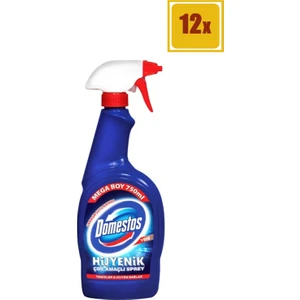 Sprey Hijyenik Çok Amaçlı 750 ml 12'Li Set