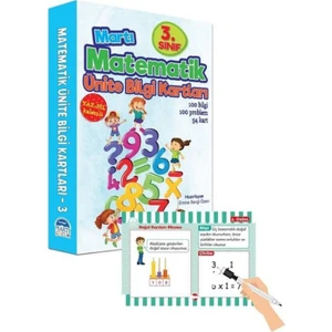Matematik Ünite Bilgi Kartları 3. Sınıf/Yazsil Özellikli - Emine Sevgi Özen