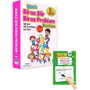 Biraz Şiir Biraz Problem Kartları 3. Sınıf / Yazsil Özellikli - Mustafa Işık