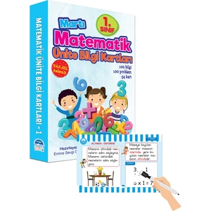 Matematik Ünite Bilgi Kartları 1. Sınıf / Yazsil Özellikli - Emine Sevgi Özen