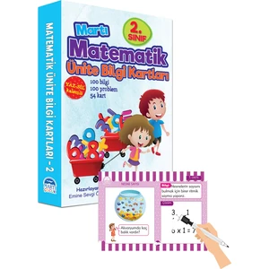 Matematik Ünite Bilgi Kartları 2. Sınıf / Yazsil Özellikli - Emine Sevgi Özen