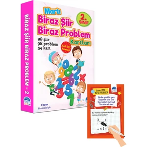 Biraz Şiir Biraz Problem Kartları 2. Sınıf / Yazsil Özellikli - Mustafa Işık