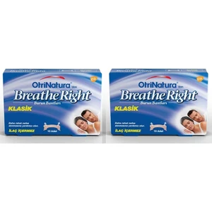Otrinatura Breathe Right Klasik Burun Bandı 2 Kutu