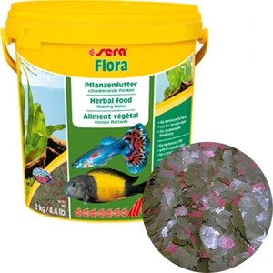 Flora Bitkisel Pul Yem 2Kg / 10L Kova