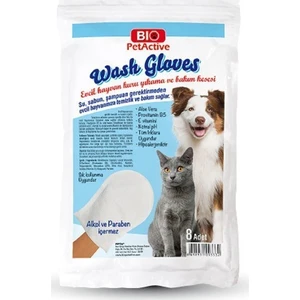 Bio Pet Active Kedi Ve Köpek Kuru Yıkama Bakım Eldiveni