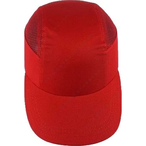 Darbe Emici Baret Şapka Kırmızı