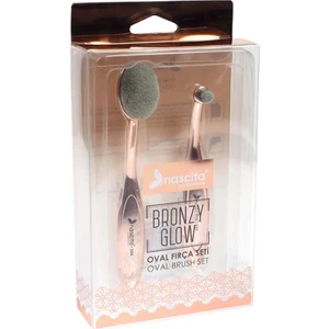 Bronzy Glow Oval Fırça Seti 2 Li - 02