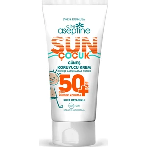 Cire Aseptine Güneş Koruyucu Krem Çocuk 50F 150 ml