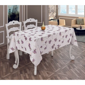 Lila Renk Leke Tutmaz Dertsiz Kumaş Polyester Masa Örtüsü