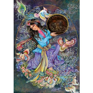 Gold Puzzle Gold 1000 Parça Çiçekler Ve Kuşlar Puzzle