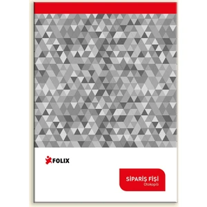 Sipariş Fişi 14x20 2-50 2 Nüsha 50 yp. Otokopili 6 ADET