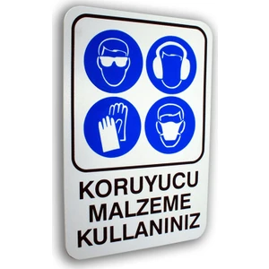 PassPano Pvc Foam Levha KORUYUCU MALZEME KULLANINIZ Semboller 16 x 24 cm