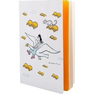 Defter (16x24 cm. karton kap.- iplik dikiş) -  Behiç Ak  - Uçan kız