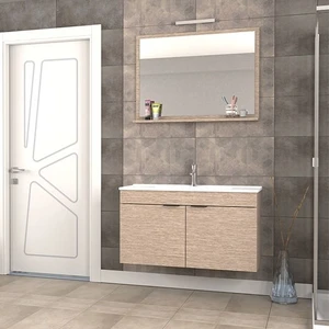 Fix Arya 100 cm Banyo Dolabı Renk Aybe Bej