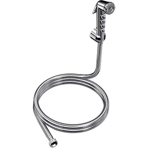 İzyapı Abs Krom Taharatmatik Şattaf Twist 100 120 cm Pas Hr 3/8 7045