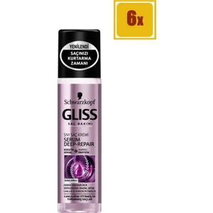 Serum Deep Repair Sıvı Saç Kremi 200 ml 6'lı Set