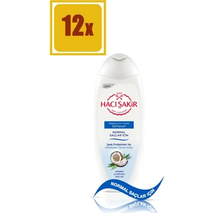 Hacı Şakir Şampuan Hindistan Normal Saçlar 500 ml 12'li Set