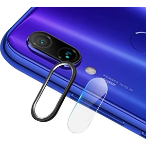Redmi Note 7 Kamera Koruma Metal Lens+ Cam Set Siyah