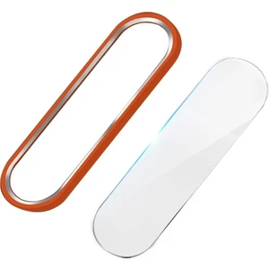 Huawei P30 Kamera Koruma Metal Lens+ Cam Set Turuncu
