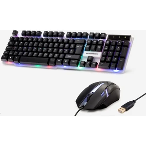 HD837 Ledli̇ Oyuncu Klavye Mouse Set