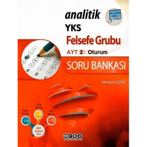 Merkez Yayınları AYT Felsefe Grubu Analitik Soru Bankası - Meryem Eşsiz
