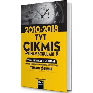 Çap Yayınları TYT Tüm Dersler Tek Kitap Çıkmış Sınav Soruları