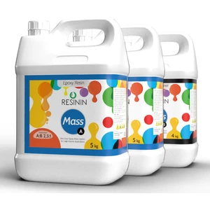 Mass 14 Kg A+B Ultra Şeffaf Epoksi Reçine