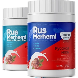 Olegovich Medicine Rus Merhemi 50 ml ( Tüy Dökücü - Tüy Azaltıcı ) 2'li Set